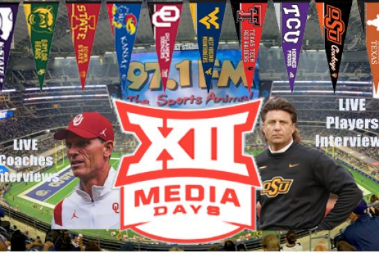 Big 12 Football Media Days are coming!